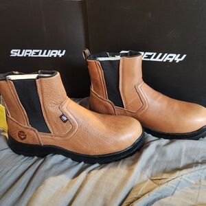 Sureway Men’s Brown Chelsea Work Boots